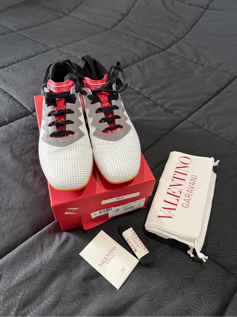 Valentino Chromathon Lace-Up Sneakers